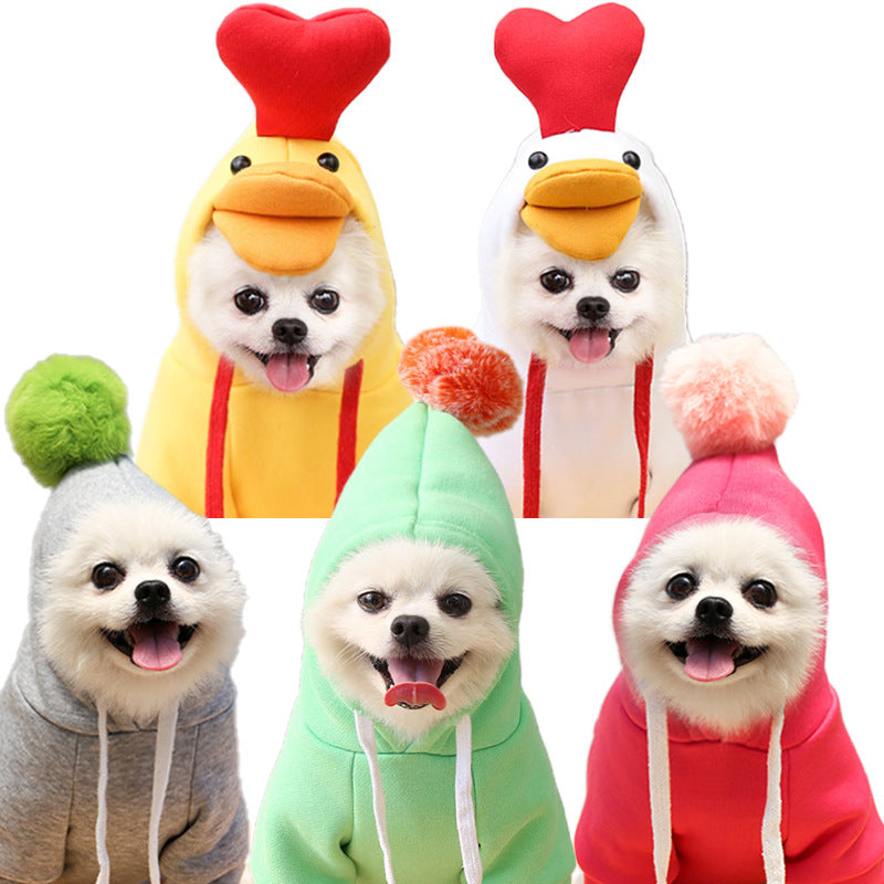 Honden kleding jas voor complete outfit