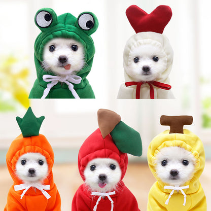 Honden kleding jas voor complete outfit