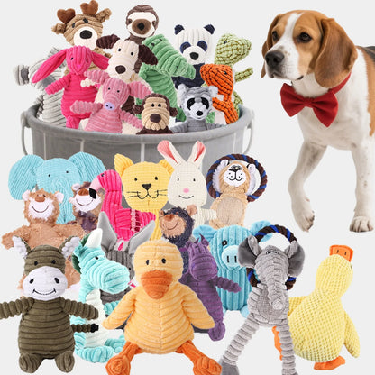 Pluche hondenspeelgoed Dieren Vorm Bijtbestendig