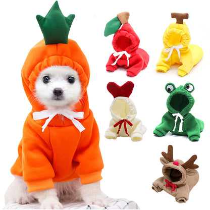 Honden kleding jas voor complete outfit